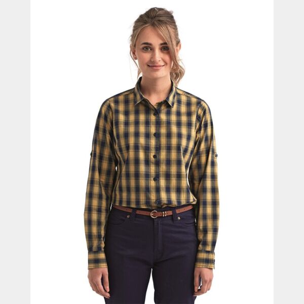 Women's Mulligan Check Cotton Dress Shirt Thumbnail