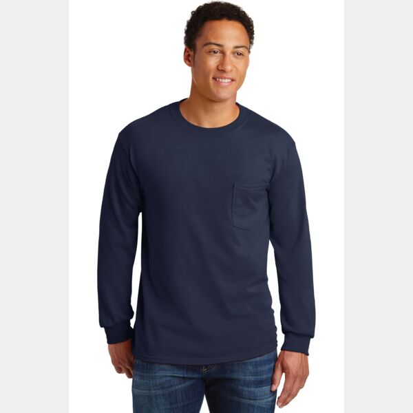 Gildan Ultra Cotton ® 100% US Cotton Long Sleeve T Shirt with Pocket 2410 Ultra Cotton ® 100% US Cotton Long Sleeve T Shirt with Pocket Thumbnail
