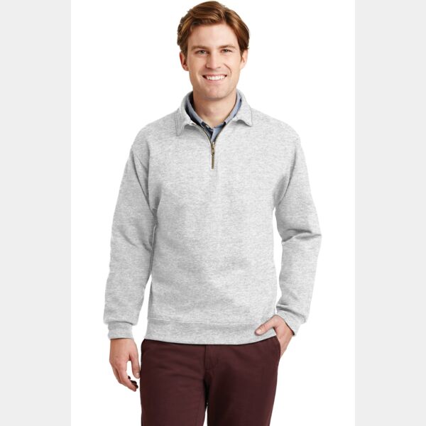 Super Sweats ® NuBlend ® 1/4 Zip Sweatshirt with Cadet Collar Thumbnail