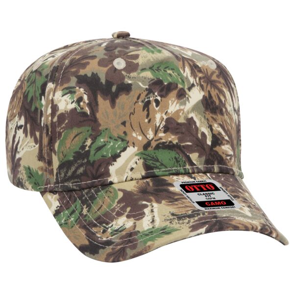 OTTO Cap OTTO CAP Camouflage 5 Panel Mid Profile Baseball Cap 46-047 OTTO CAP Camouflage 5 Panel Mid Profile Baseball Cap Thumbnail