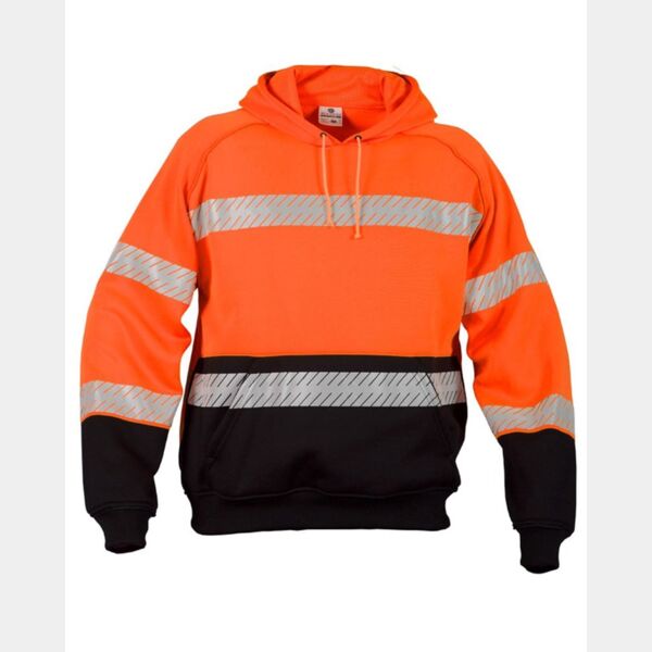 Kishigo Premium Black Series® Pull Over Hooded Sweatshirt JS142-143 Premium Black Series® Pull Over Hooded Sweatshirt Thumbnail