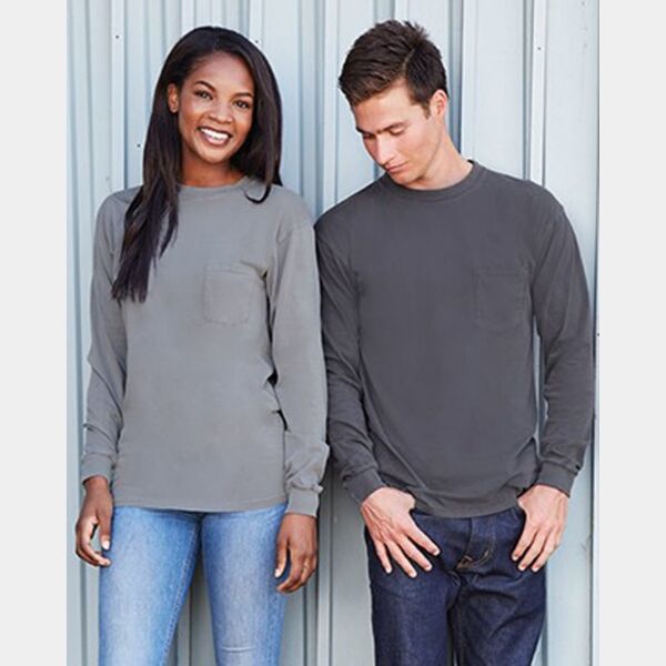 Inspired Dye Long Sleeve Pocket Crew Thumbnail
