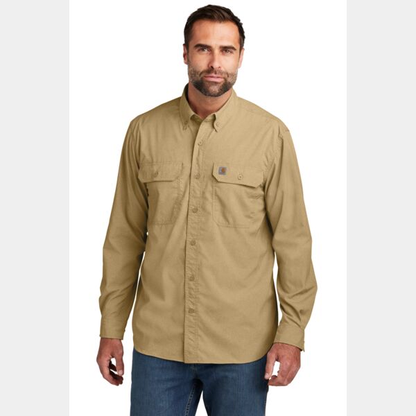 Carhartt Force ® Solid Long Sleeve Shirt CT105291 Force ® Solid Long Sleeve Shirt Thumbnail