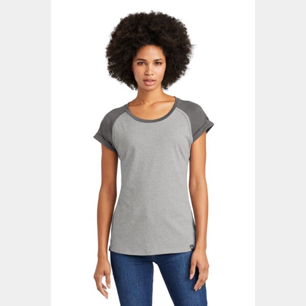 Ladies Heritage Blend Varsity Tee Thumbnail