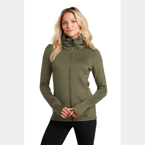 Ladies Modern Performance Full Zip Thumbnail