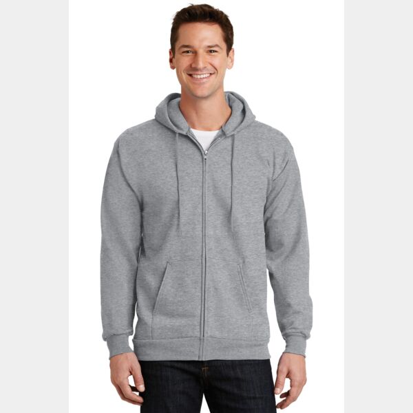 Port & Company Essential Fleece Full Zip Hooded Sweatshirt PC90ZH Essential Fleece Full Zip Hooded Sweatshirt Thumbnail