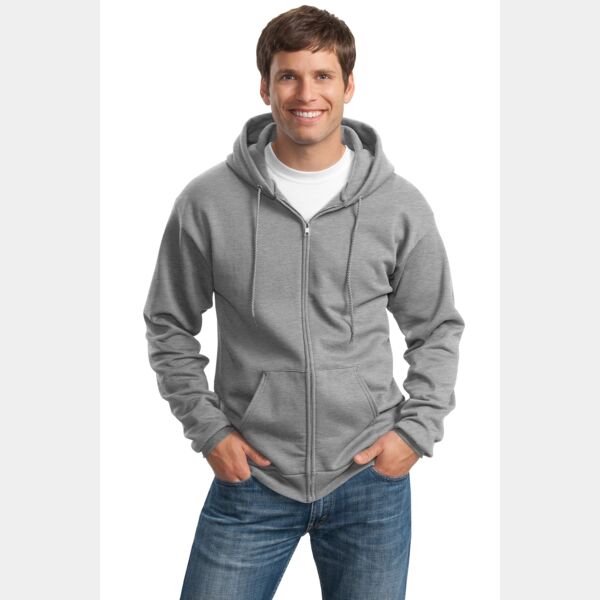 Port & Company Tall Essential Fleece Full Zip Hooded Sweatshirt PC90ZHT Tall Essential Fleece Full Zip Hooded Sweatshirt Thumbnail