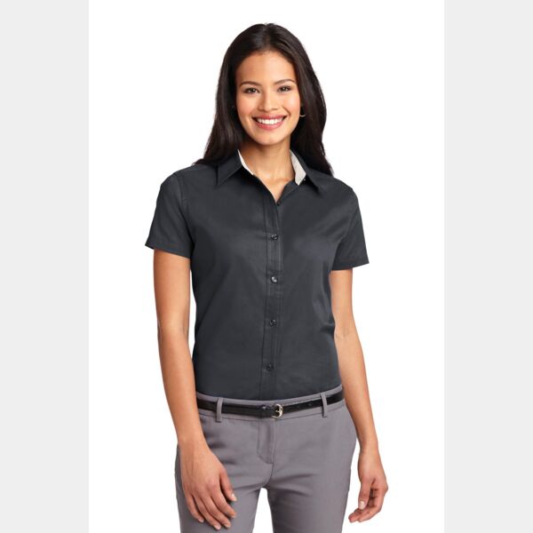 Ladies Short Sleeve Easy Care Shirt Thumbnail