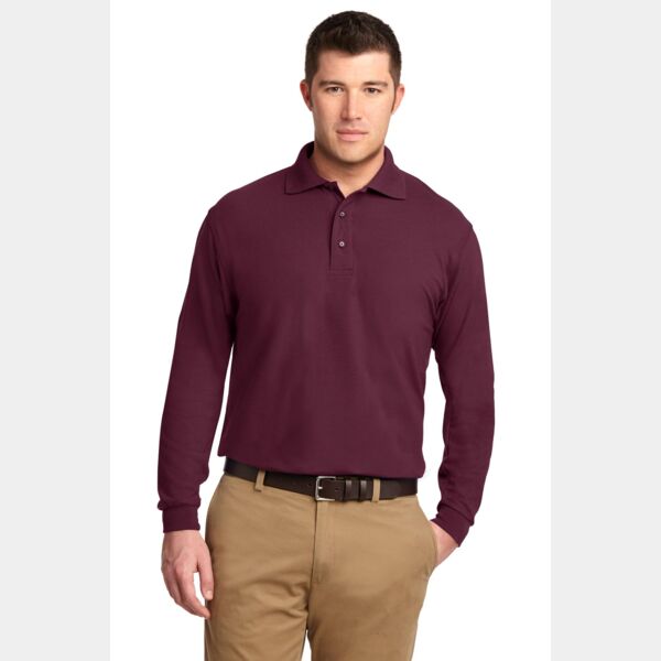 Silk Touch Long Sleeve Polo Thumbnail