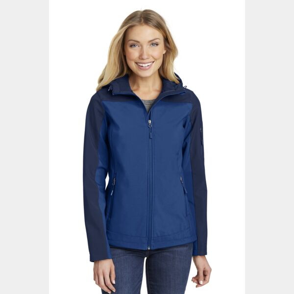 Ladies Hooded Core Soft Shell Jacket Thumbnail
