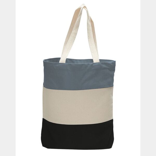 Q-Tees 11L Tri-Color Tote Q125900 11L Tri-Color Tote Thumbnail