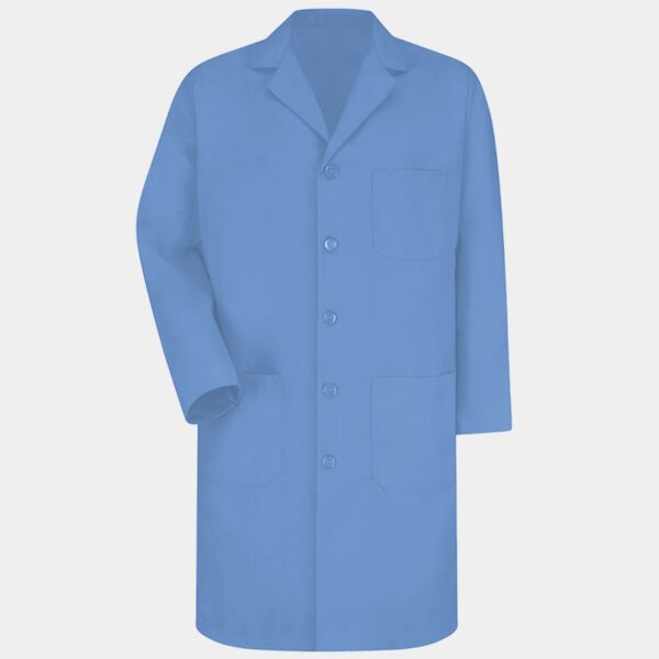 Button Front Lab Coat Extended Sizes Thumbnail