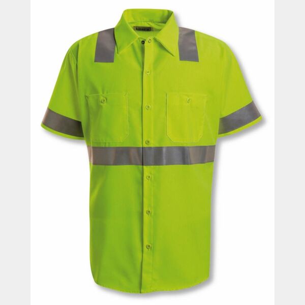 Red Kap High Visibility Safety Short Sleeve Work Shirt SS24HV High Visibility Safety Short Sleeve Work Shirt Thumbnail