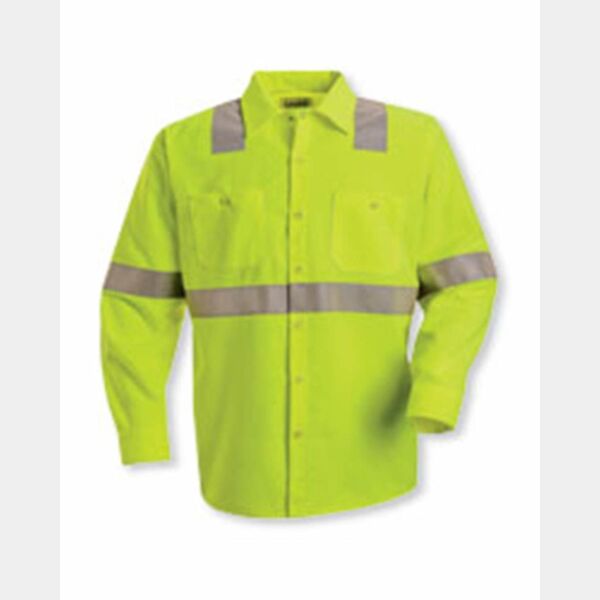 Red Kap High Visibility Safety Long Sleeve Work Shirt SS14HV High Visibility Safety Long Sleeve Work Shirt Thumbnail