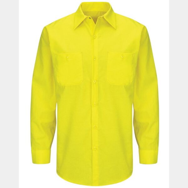 Red Kap Enhanced & Hi-Visibility Long Sleeve Work Shirt SY14 Enhanced & Hi-Visibility Long Sleeve Work Shirt Thumbnail