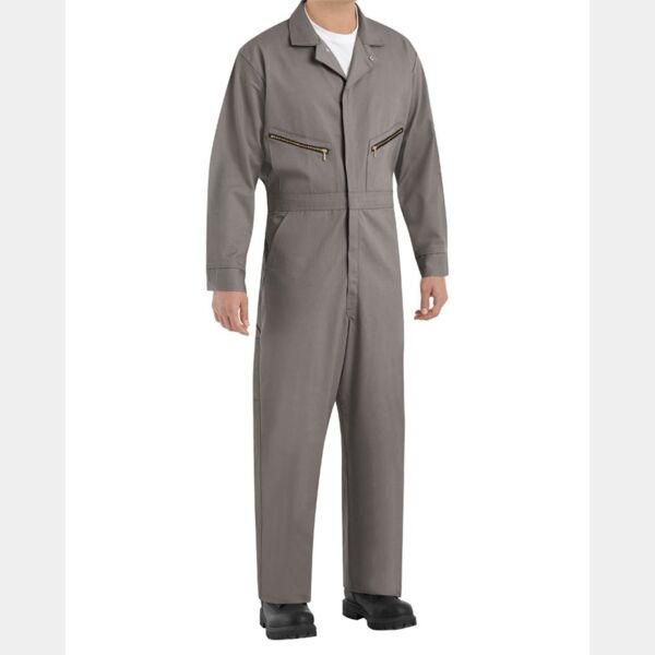 Zip-Front Cotton Coverall Additional Sizes Thumbnail