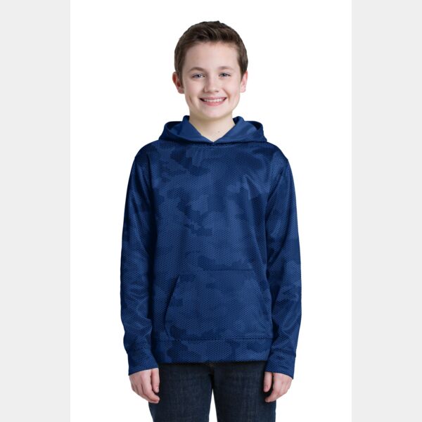 Youth Sport Wick ® CamoHex Fleece Hooded Pullover Thumbnail