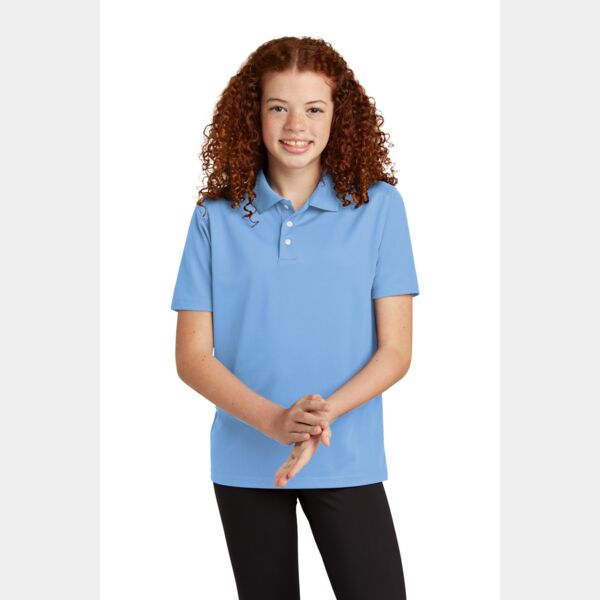Sport Tek Youth UV Micropique Polo YST740 Youth UV Micropique Polo Thumbnail