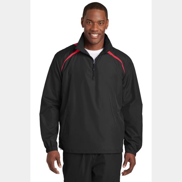 Sport Tek 1/2 Zip Wind Shirt JST75 1/2 Zip Wind Shirt Thumbnail