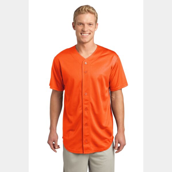 PosiCharge ® Tough Mesh Full Button Jersey Thumbnail