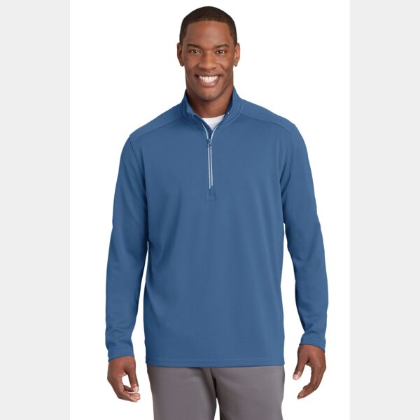 Sport Tek Sport Wick ® Textured 1/4 Zip Pullover ST860 Sport Wick ® Textured 1/4 Zip Pullover Thumbnail