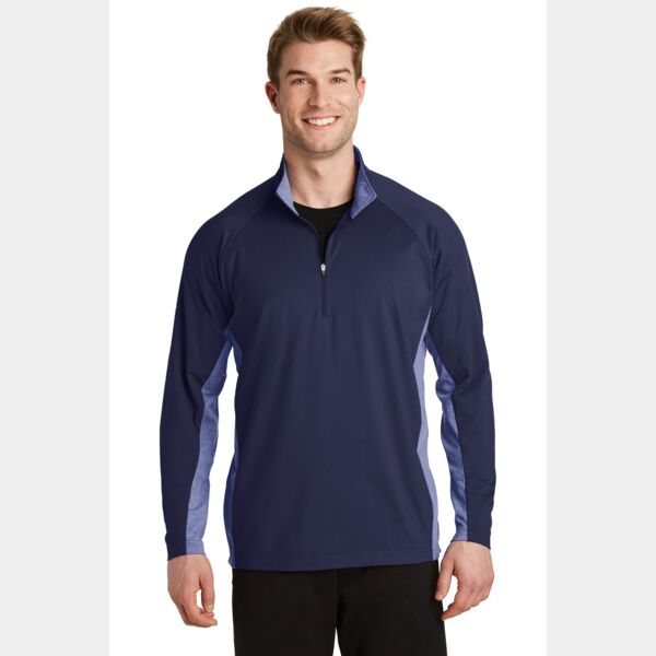 Sport Tek Sport Wick ® Stretch Contrast 1/4 Zip Pullover ST854 Sport Wick ® Stretch Contrast 1/4 Zip Pullover Thumbnail