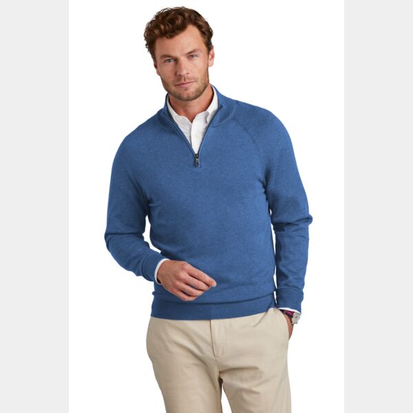 Cotton Stretch 1/4 Zip Sweater Thumbnail