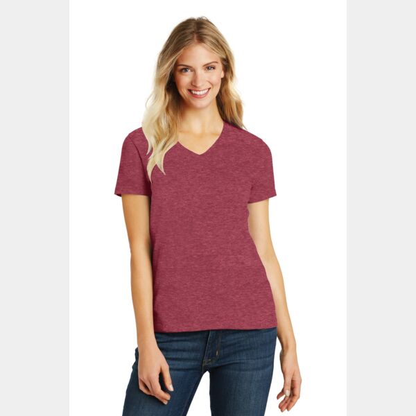 Women's Perfect Blend ® CVC V Neck Tee Thumbnail