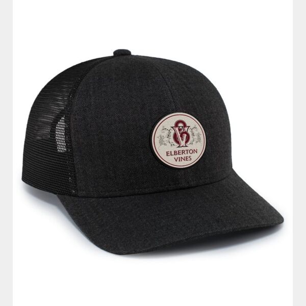 Pacific Headwear Herringbone Trucker Cap P124 Herringbone Trucker Cap Thumbnail