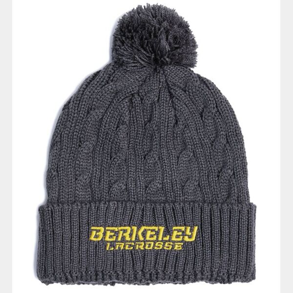 Cable Knit Pom-Pom Beanie Thumbnail