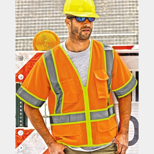 Kishigo Ultra-Cool™ Six-Pocket Mesh Surveyor’s Vest 1242-1243 Ultra-Cool™ Six-Pocket Mesh Surveyor’s Vest Thumbnail