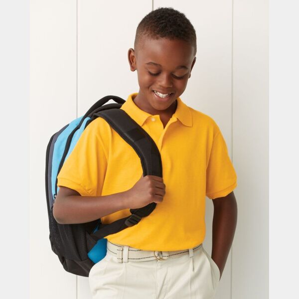 Jerzees SpotShield™ Youth 50/50 Polo 437YR SpotShield™ Youth 50/50 Polo Thumbnail