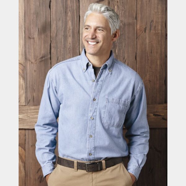 Sierra Pacific Denim Long Sleeve Shirt 3211 Denim Long Sleeve Shirt Thumbnail