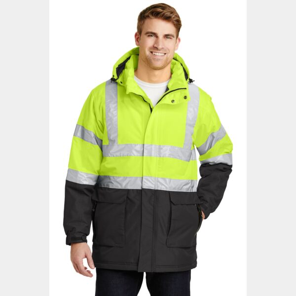 Port Authority Ansi 107 Class 3 Safety Heavyweight Parka J799S Ansi 107 Class 3 Safety Heavyweight Parka Thumbnail