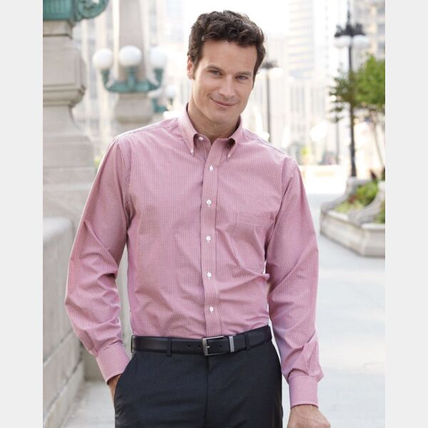 Van Heusen Gingham Check Shirt 13V0225 Gingham Check Shirt Thumbnail