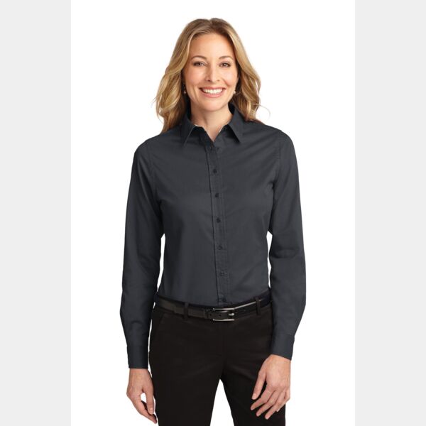 Port Authority Ladies Long Sleeve Easy Care Shirt L608 Ladies Long Sleeve Easy Care Shirt Thumbnail