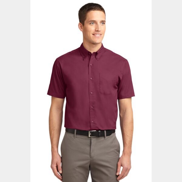 Port Authority Tall Short Sleeve Easy Care Shirt TLS508 Tall Short Sleeve Easy Care Shirt Thumbnail