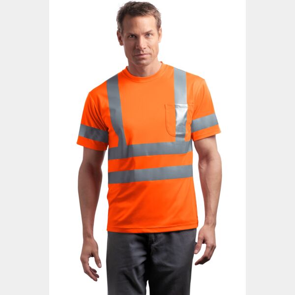 CornerStone Ansi 107 Class 3 Short Sleeve Snag Resistant Reflective T Shirt CS408 Ansi 107 Class 3 Short Sleeve Snag Resistant Reflective T Shirt Thumbnail
