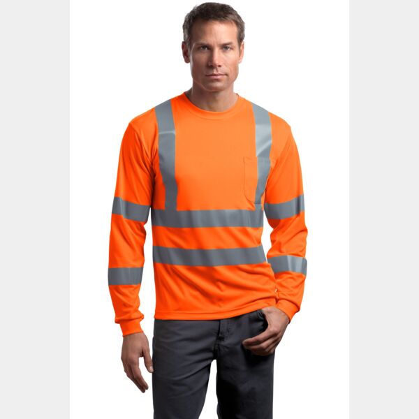CornerStone Ansi 107 Class 3 Long Sleeve Snag Resistant Reflective T Shirt CS409 Ansi 107 Class 3 Long Sleeve Snag Resistant Reflective T Shirt Thumbnail