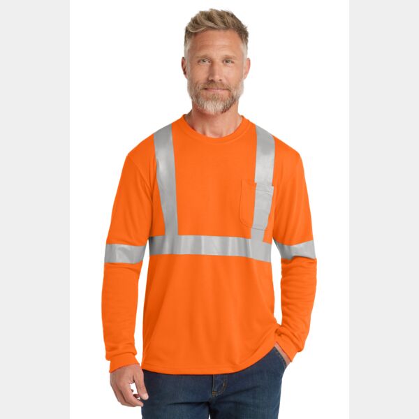 CornerStone Ansi 107 Class 2 Long Sleeve Safety T Shirt CS401LS Ansi 107 Class 2 Long Sleeve Safety T Shirt Thumbnail