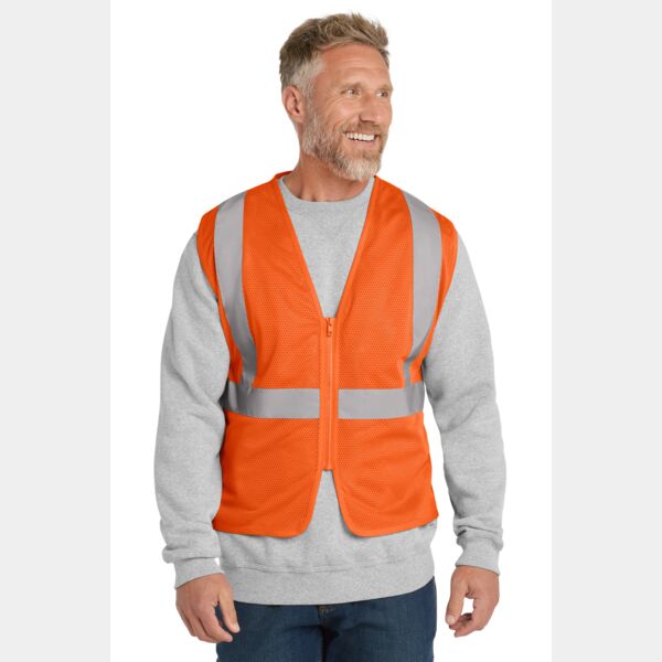 Ansi 107 Class 2 Economy Mesh Zippered Vest Thumbnail