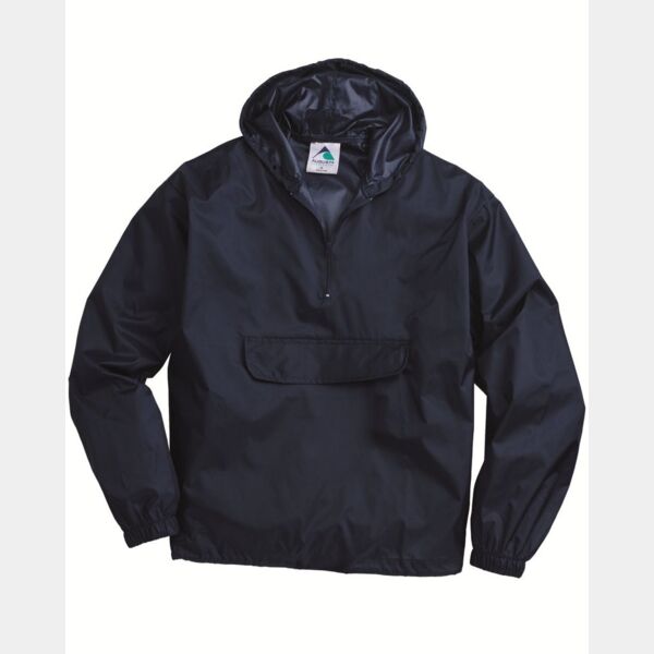 Packable Half-Zip Hooded Pullover Jacket Thumbnail