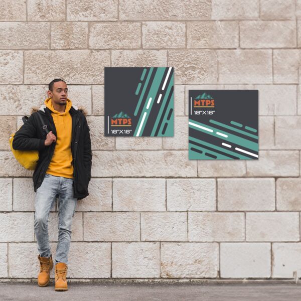 18" x 18" Vinyl Banner Thumbnail