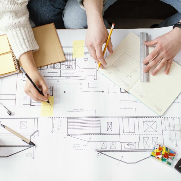 36" X 48" Blue Print Thumbnail