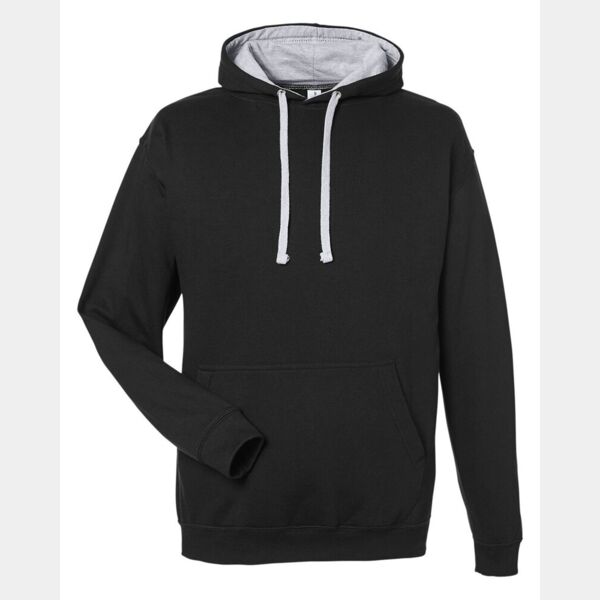 Midweight Varsity Contrast Hooded Sweatshirt Thumbnail