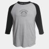 Unisex Fine Jersey Raglan T-Shirt Thumbnail
