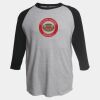 Unisex Fine Jersey Raglan T-Shirt Thumbnail