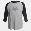 Unisex Fine Jersey Raglan T-Shirt Thumbnail