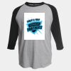 Unisex Fine Jersey Raglan T-Shirt Thumbnail