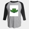Unisex Fine Jersey Raglan T-Shirt Thumbnail
